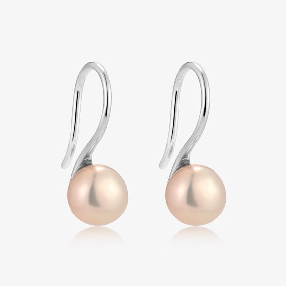 Simple High Heel Design Fresh Water Pearl Earrings - Picture 3 of 3